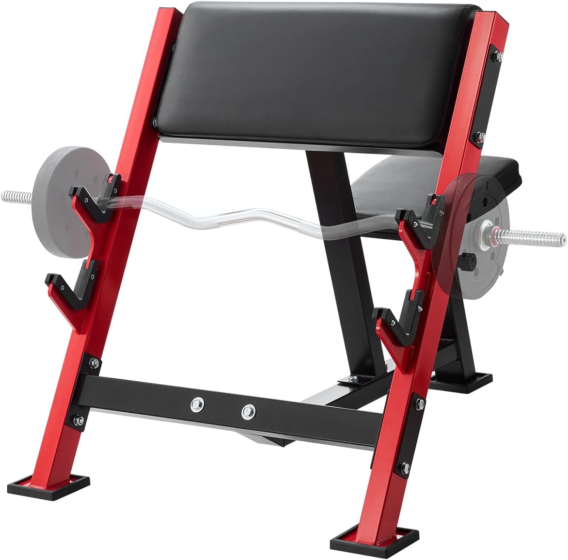 Home Gym Dumbbell Workout - Preacher Curl Bench Heavy Duty Arm
