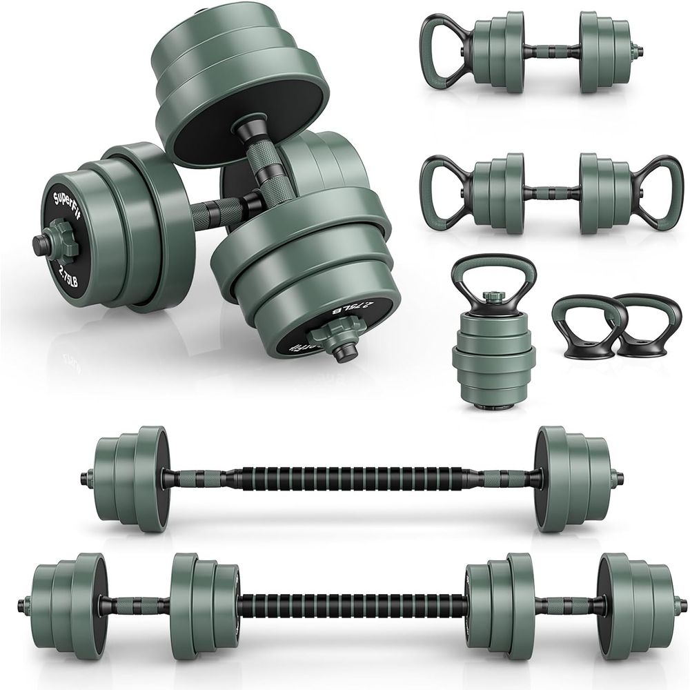 Home Gym Dumbbell Workout - Versatile 4-in-1 Adjustable Weight Set: 92/47