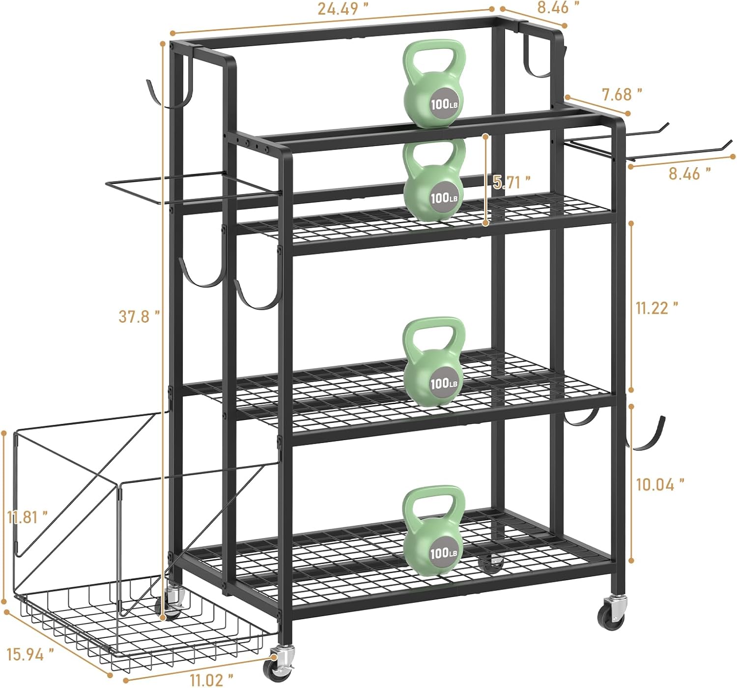 Home Gym Storage, No Material  - огляд і ціна Home Gym Dumbbell Workout