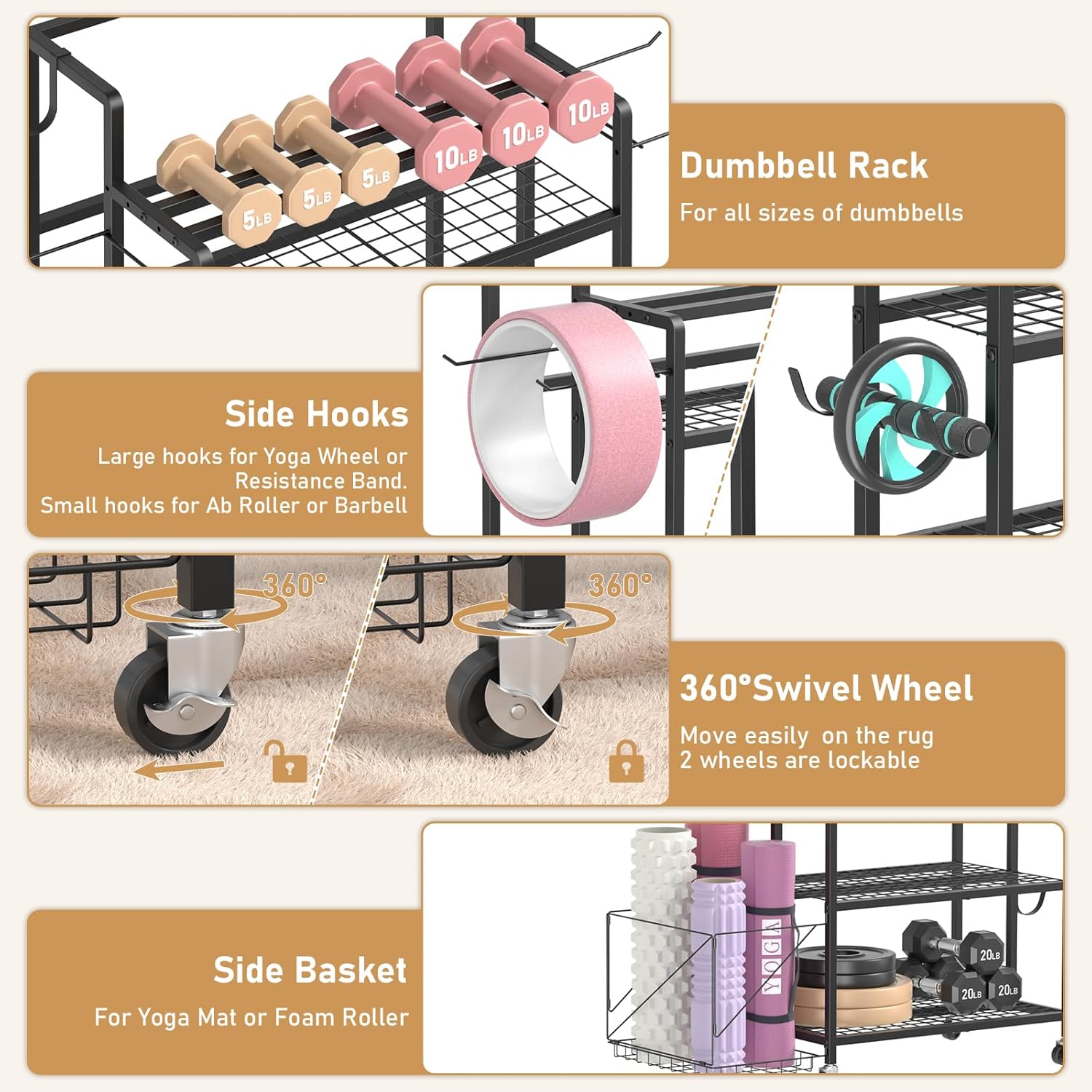 Home Gym Storage, No Material  - огляд і ціна Home Gym Dumbbell Workout