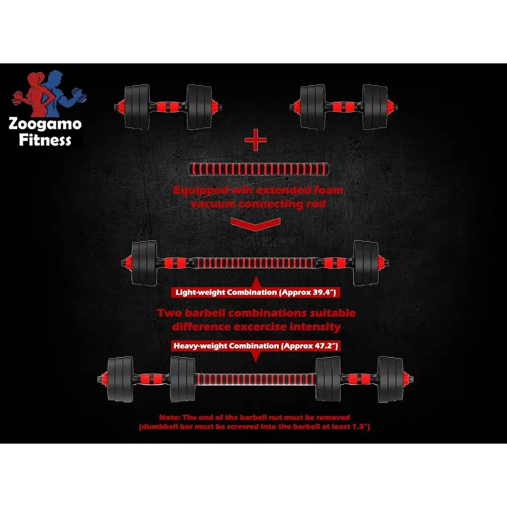 44Lbs Adjustable Dumbbells Set - огляд і ціна Home Gym Dumbbell Workout