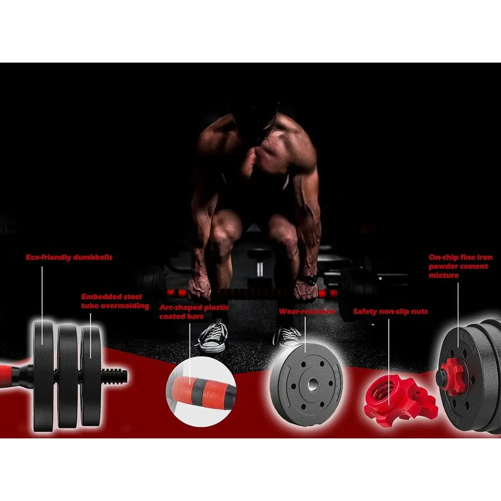 44Lbs Adjustable Dumbbells Set - огляд і ціна Home Gym Dumbbell Workout