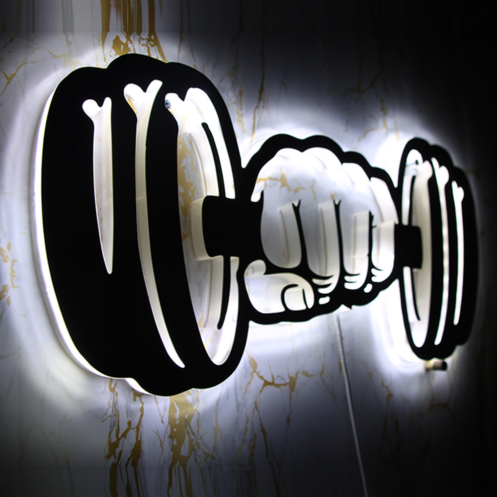 Dumbbells Strength LED Wall Li - огляд і ціна Home Gym Dumbbell Workout