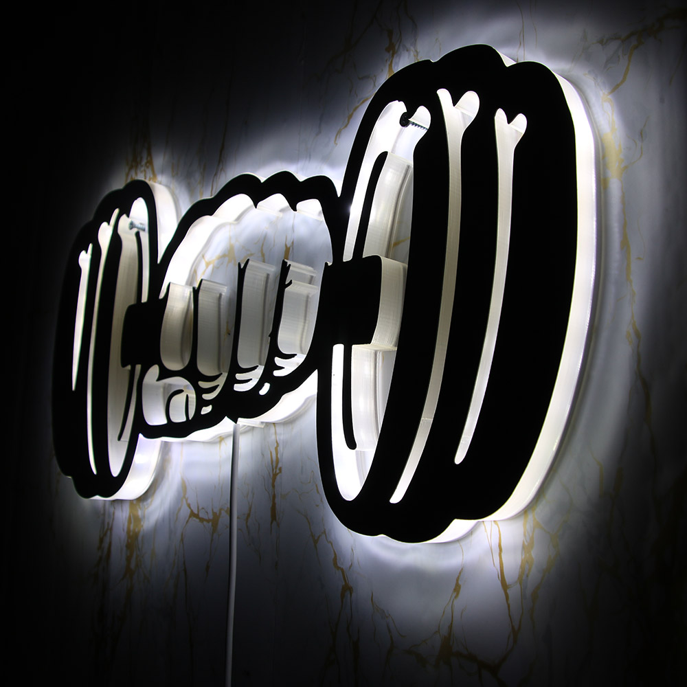 Dumbbells Strength LED Wall Li - огляд і ціна Home Gym Dumbbell Workout