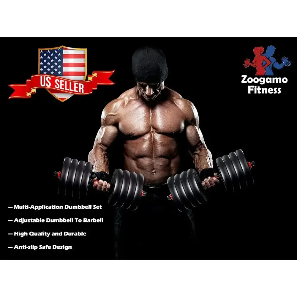 88-110 Lbs Adjustable Dumbbell - огляд і ціна Home Gym Dumbbell Workout