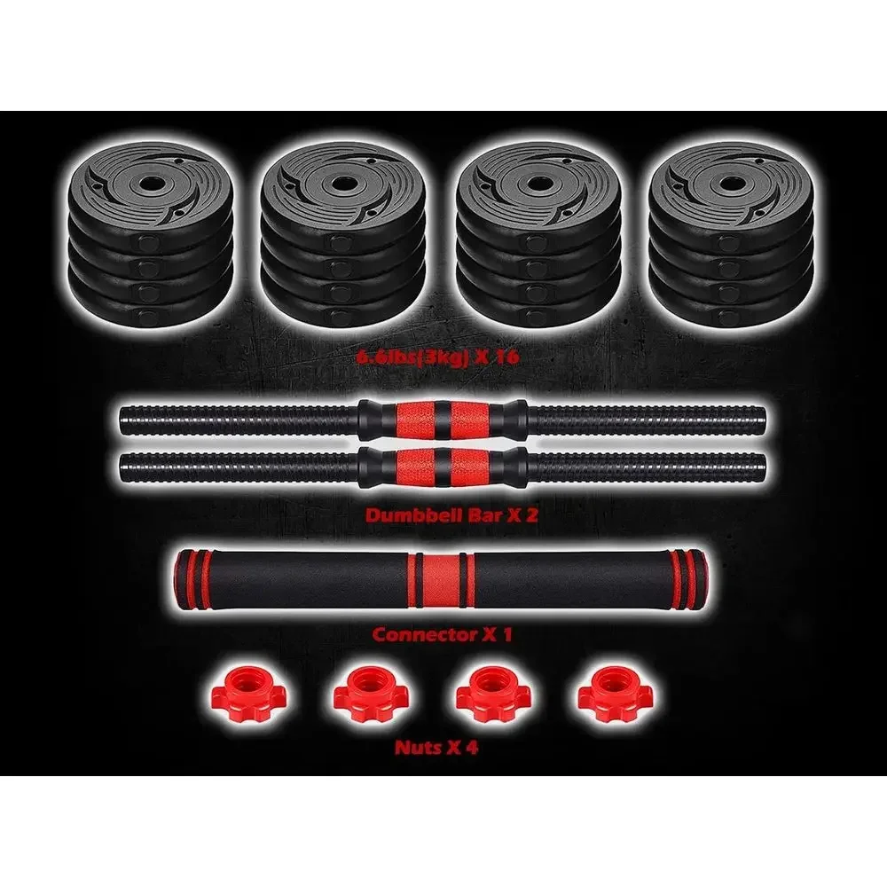 88-110 Lbs Adjustable Dumbbell - огляд і ціна Home Gym Dumbbell Workout