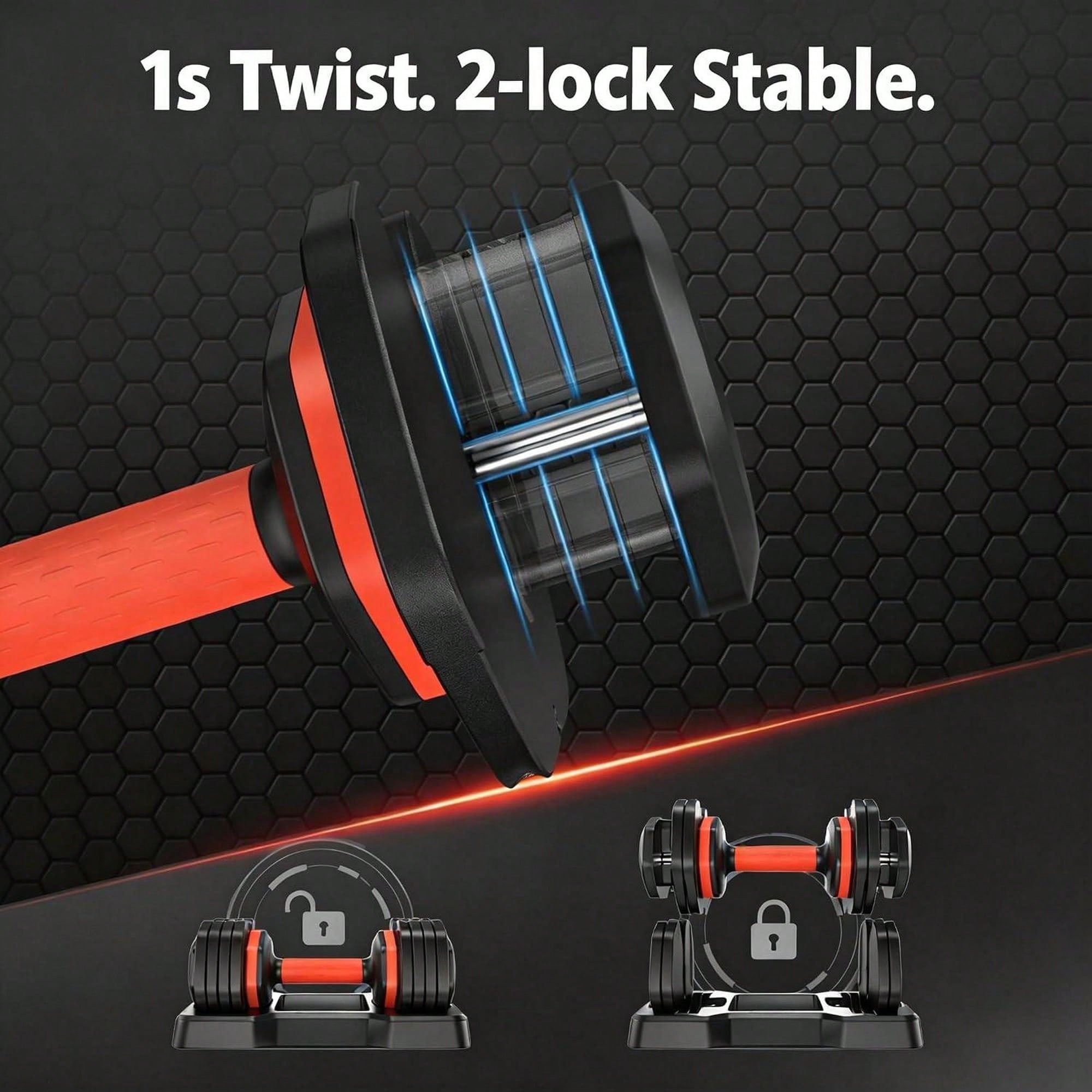 Adjustable Dumbbells Set Of 2  - огляд і ціна Home Gym Dumbbell Workout