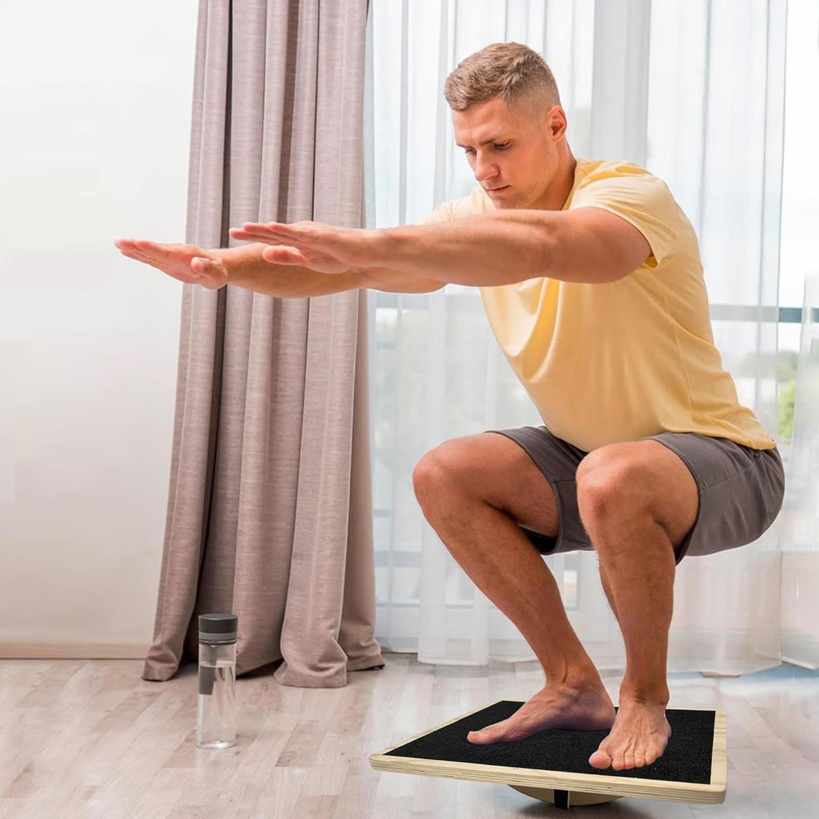 Wood Wobble Board Wood Non-Sli - огляд і ціна Home Gym In Apartment