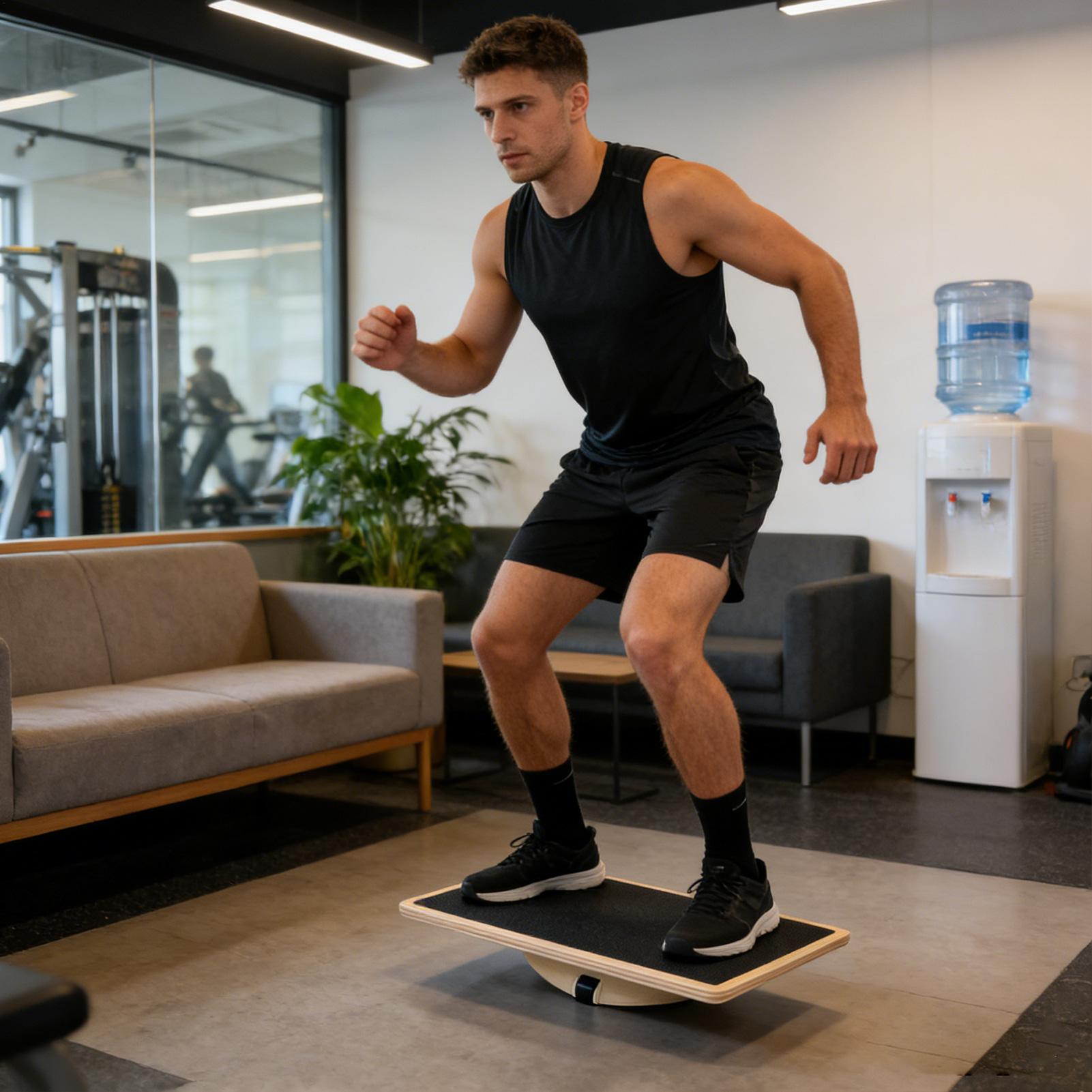 Wood Wobble Board Wood Non-Sli - огляд і ціна Home Gym In Apartment