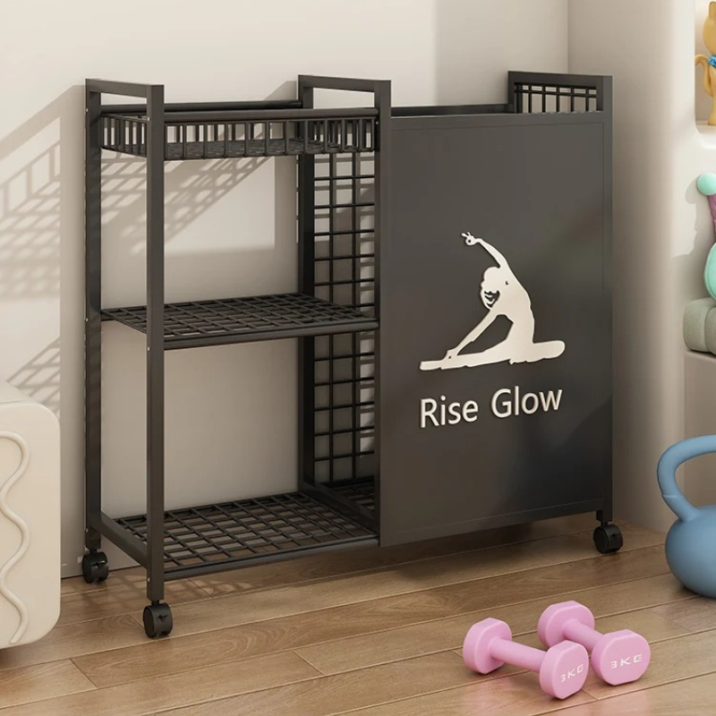 Mobile Fitness Cart with Wheel - огляд і ціна Home Gym Yoga Studio