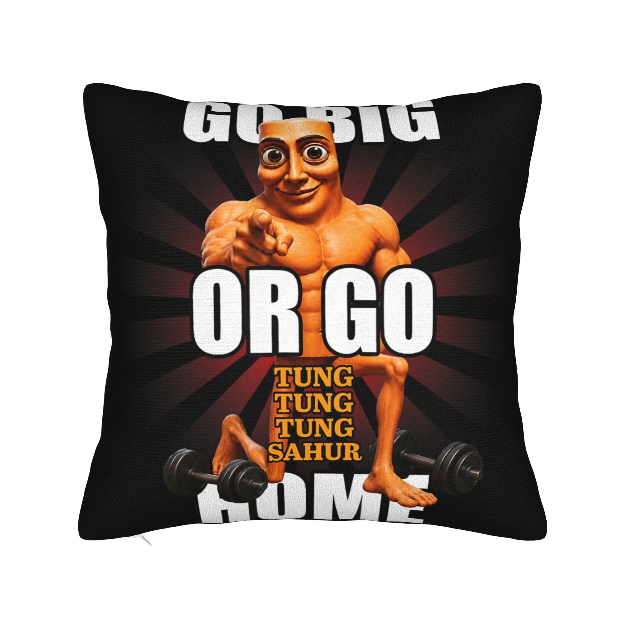 Pillow Case Go Big or Go Tung  - огляд і ціна Home Gym Yes Or No