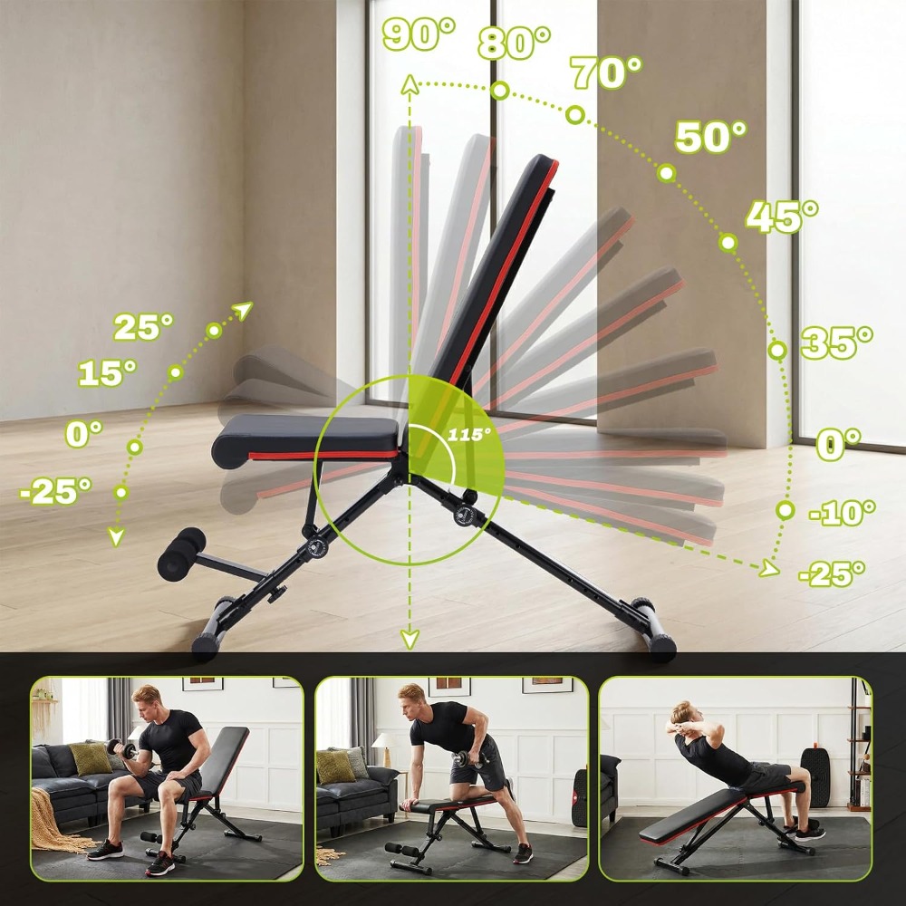 Adjustable Weight Bench for Fu - огляд і ціна Home Gym Dumbbell Workout