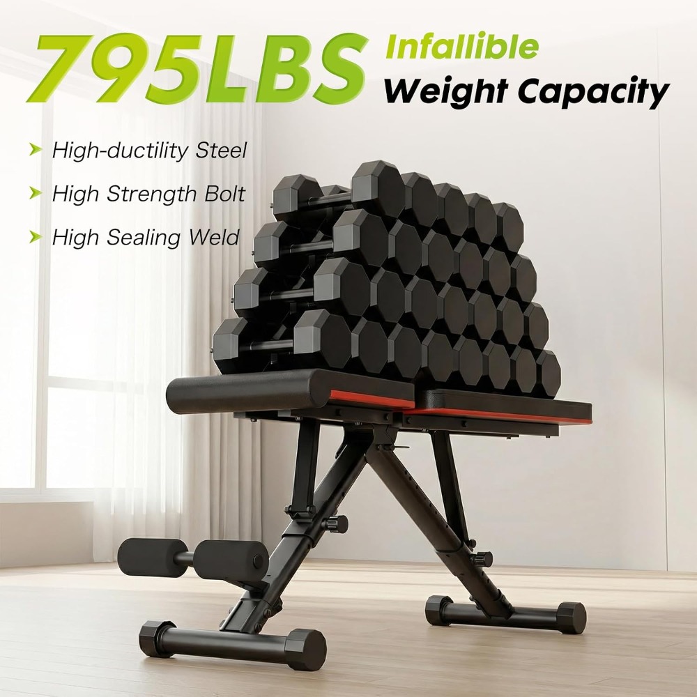 Adjustable Weight Bench for Fu - огляд і ціна Home Gym Dumbbell Workout