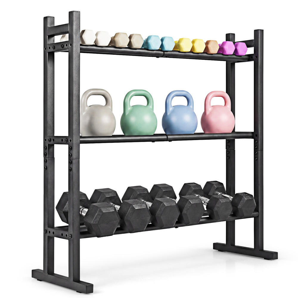 Heavy Duty 3-Tier Dumbbell Rac - огляд і ціна Home Gym Equipment