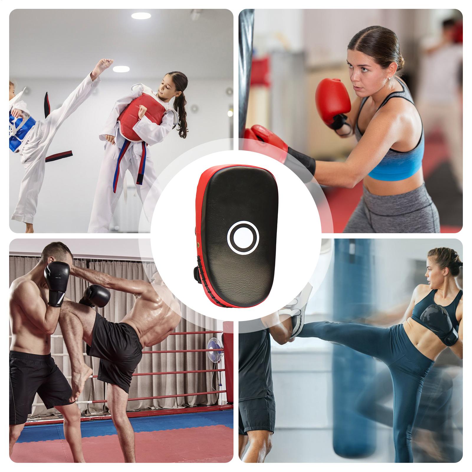 Boxing Pads PU Leather Curved  - огляд і ціна Home Gym Equipment