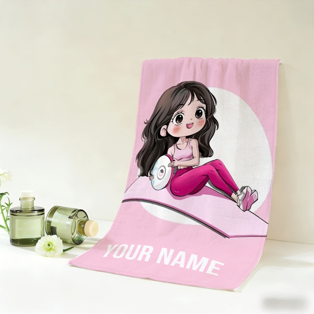 2pcs, Custom Name Towels, Cute - огляд і ціна Home Gym Yes Or No