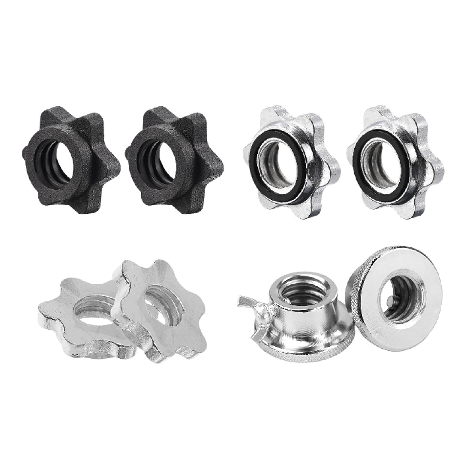 2Pcs Barbell Screw Collars Equ - огляд і ціна Home Gym Dumbbell Workout